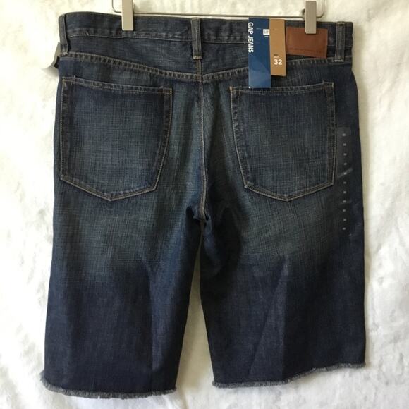Gap Jeans Blue Men Zip Fly Shorts - Picture 7 of 12